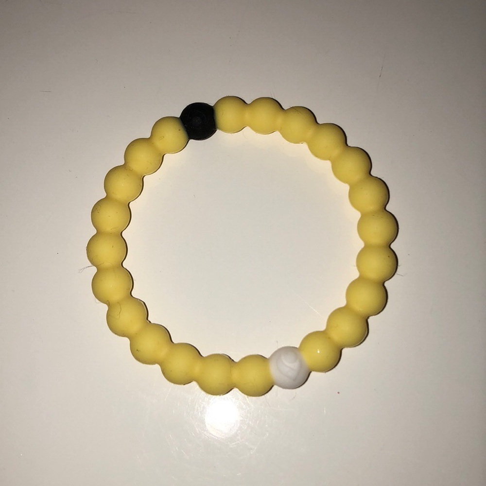Yellow pediatric cancer awareness lokai bracelet